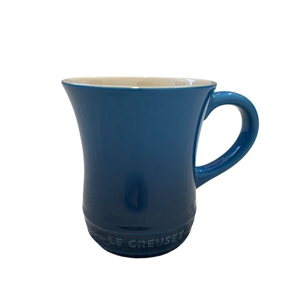 Le Creuset Stoneware Tea Mug in Marseille Blue 14oz